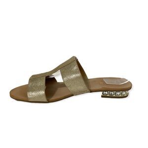 Dune London Jewel Embellished Slip On Sandal Size 6M Wenzel‎